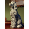 Dekoracyjna figura pudla 28 cm – do altany i domu