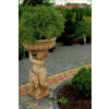 Figura amorka z misą na kwiaty – rzeźba i donica H 86 cm