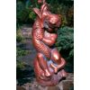 Figura wodna Chłopiec na kamieniu wys. 50 cm szer. 15 cm