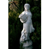 Rzeźba dziewczyny z koszami – dekoracja tarasowa H 136 cm