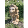 Rzeźba niewielkiego lwa – dekoracyjna figura na taras H 45 cm