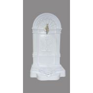 Biały rzygacz ścienny w klasycznym stylu z kranem - Biały rzygacz ścienny w klasycznym stylu z kranem - bialy_rzygacz_scienny_w_klasycznym_stylu_z_kranem.jpg