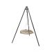 Składany trójnóg ogniskowy wysokość 150 cm, wysokość : 150 cm, waga: 5 kg, numer artykulu : 035T50030, Materiał: Żeliwo, Akcesoria/Wyposażenie: Bez rusztu